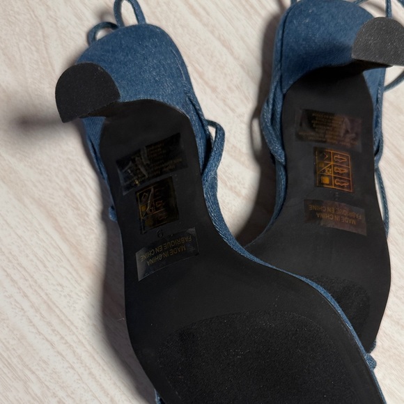 Jeffrey Campbell Jeffrey Campbell Women's Fluxx Sandal denim heel - Picture 5 of 8